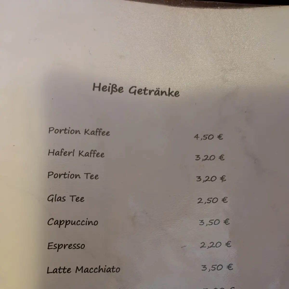 Speisekarte photo 4