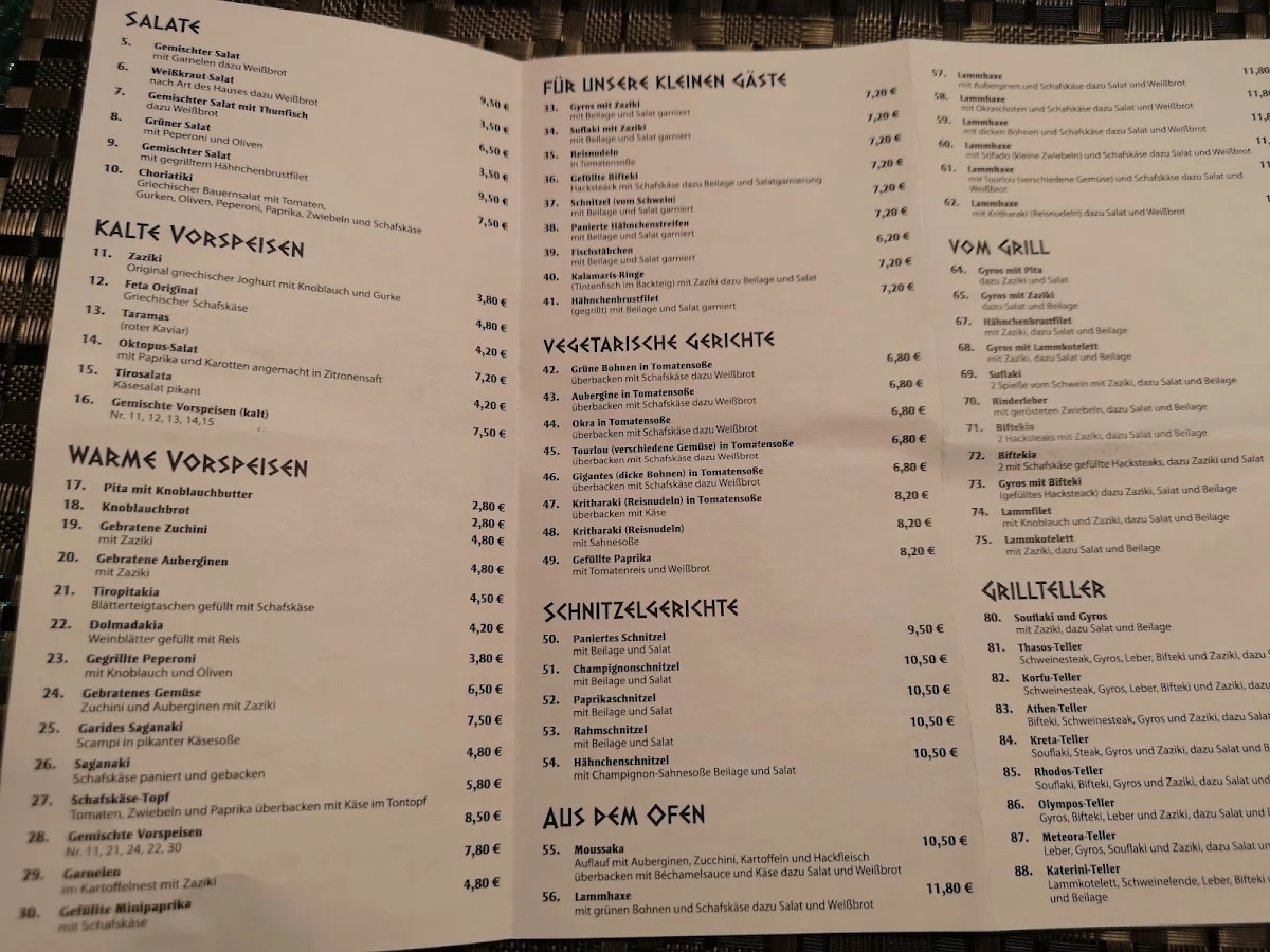 Speisekarte photo 2