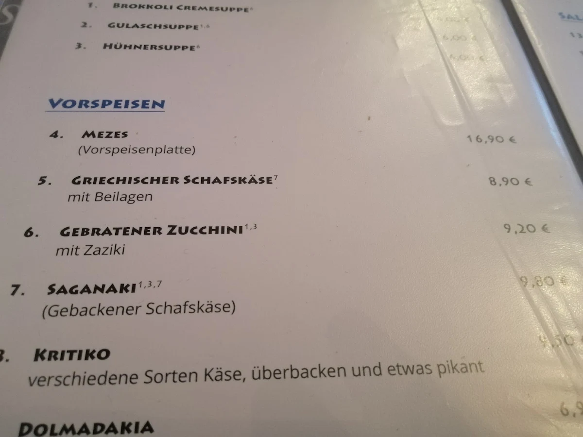 Speisekarte photo 7