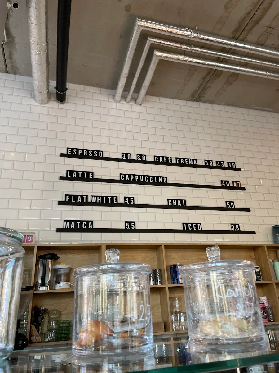 Speisekarte, Exclusive Coffee Heidestraße