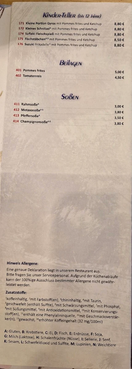 Speisekarte photo 9