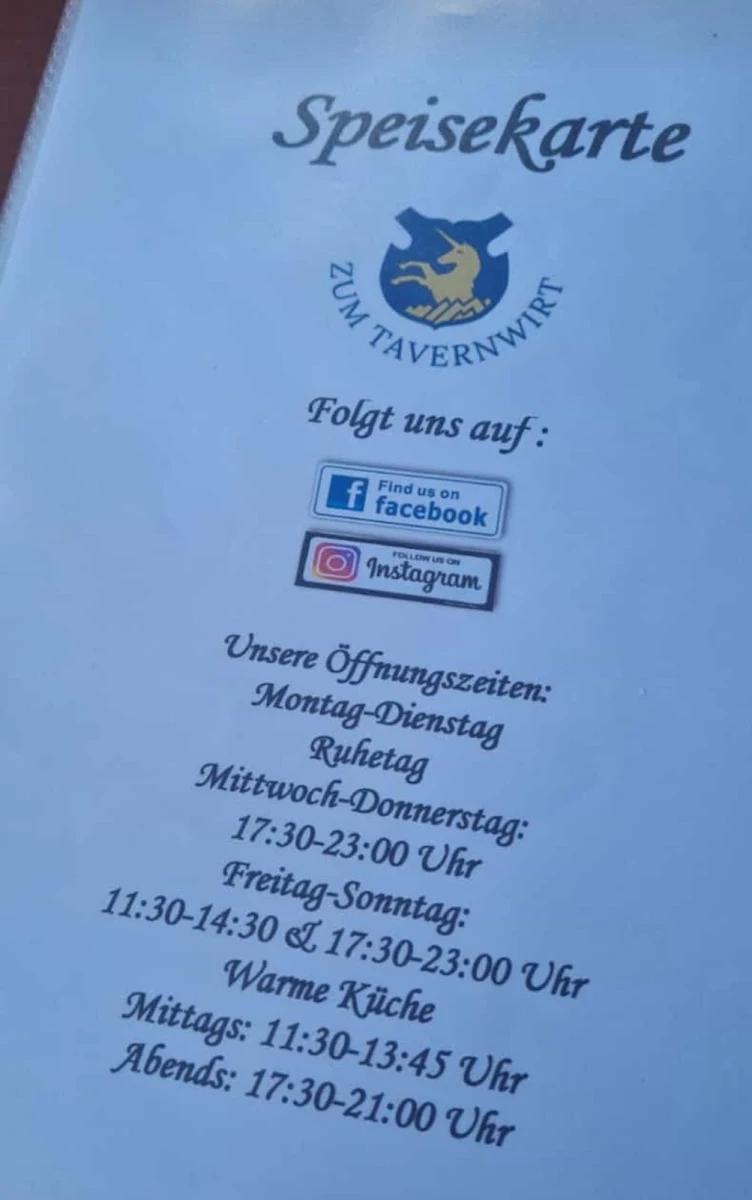 Speisekarte photo 1