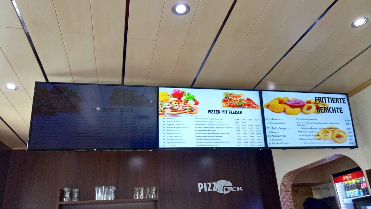 Speisekarte, Pizza Eck Delivery