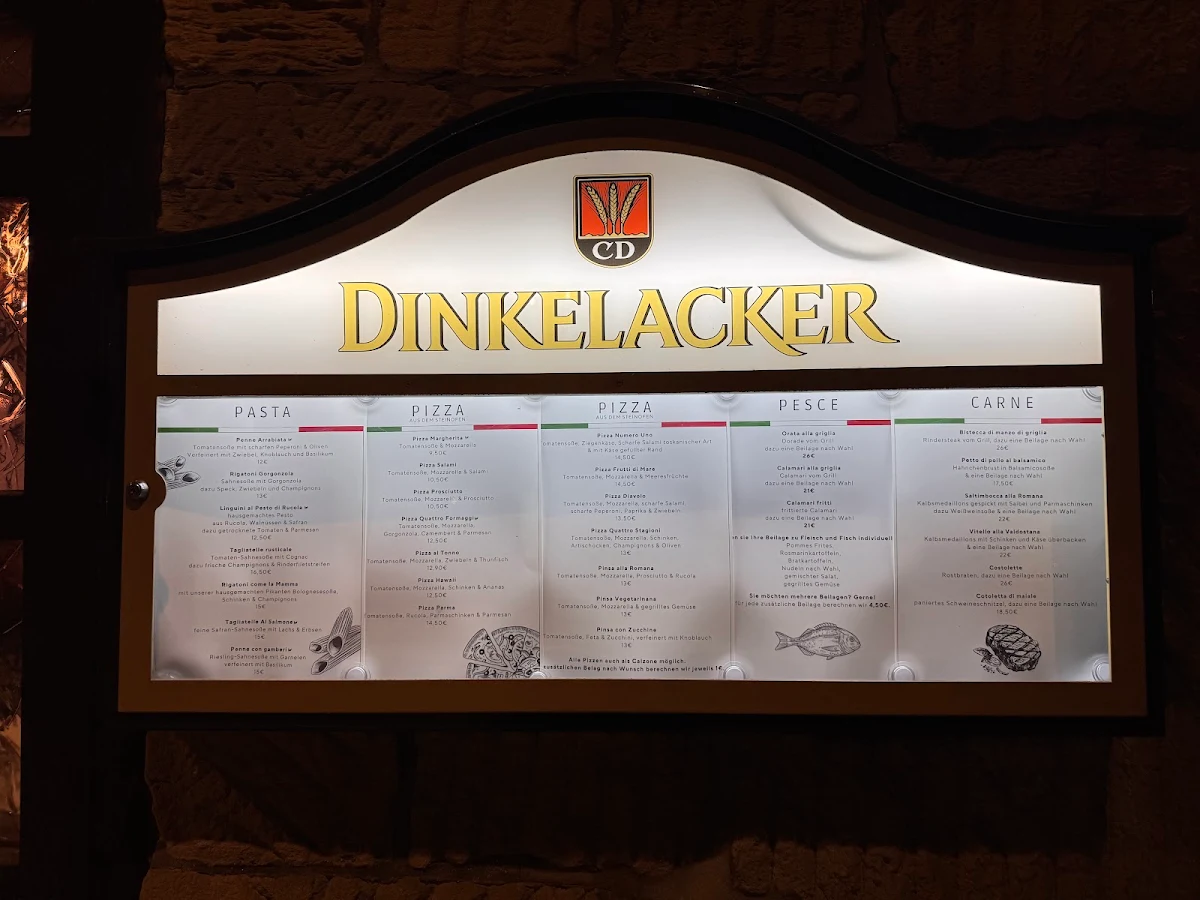 Speisekarte, Restaurant Italian Flavours