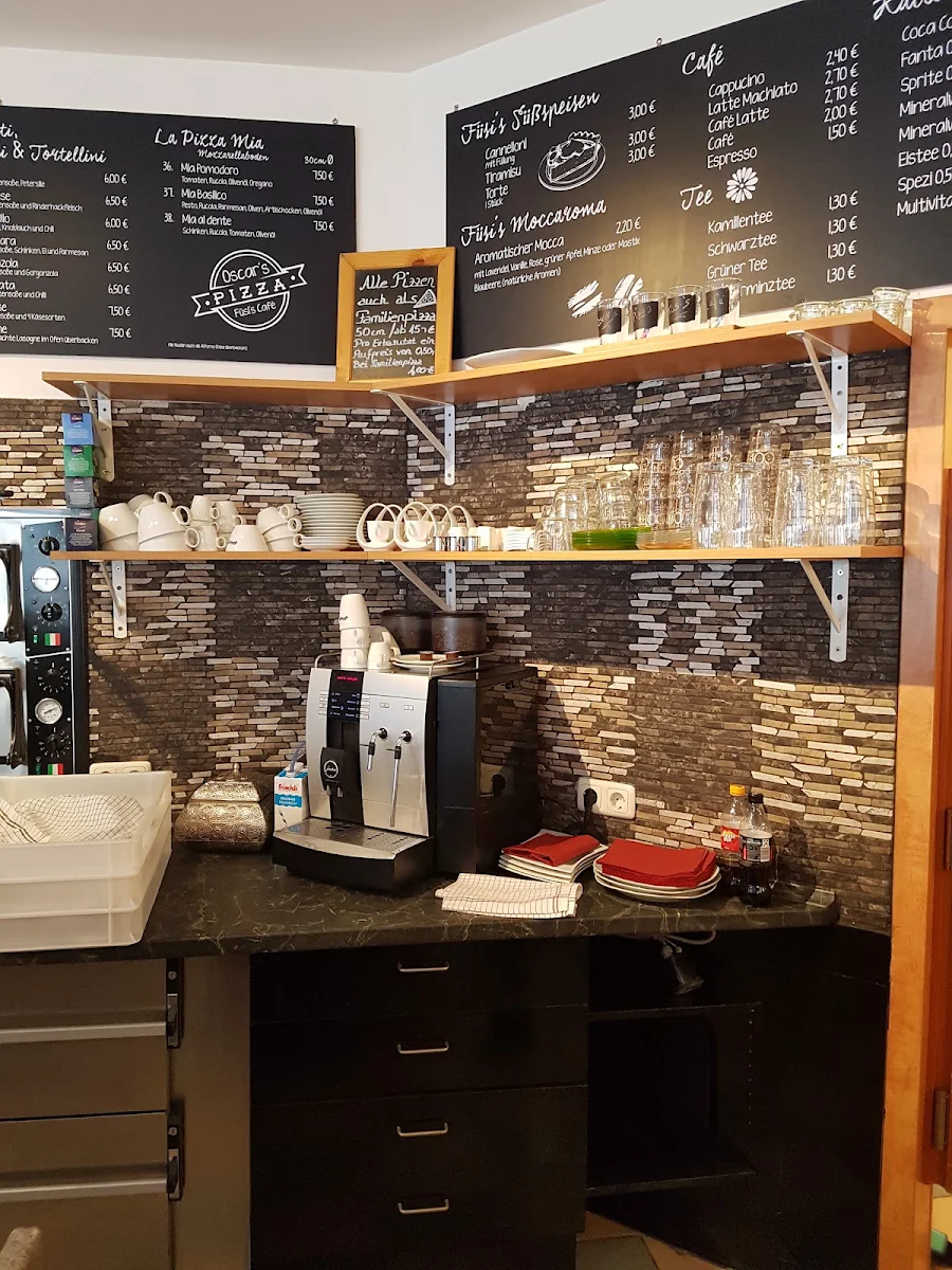 Speisekarte, Oscar's Pizza