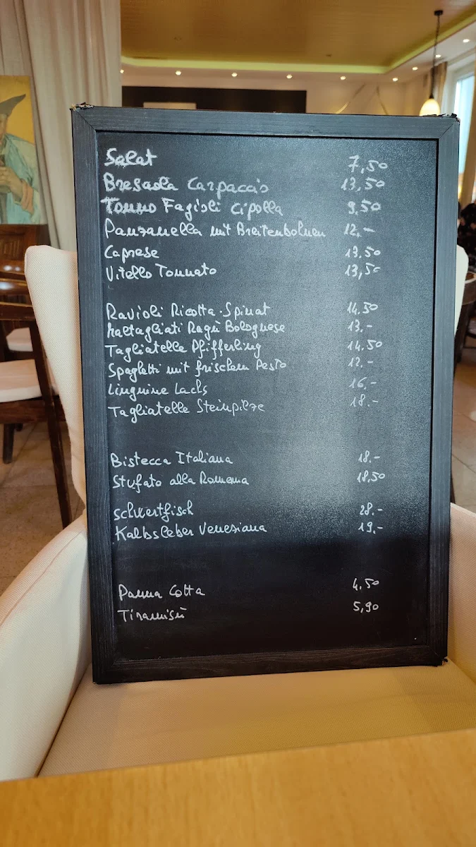 Speisekarte, Gaststätte OSTERIA Carlin Contrario