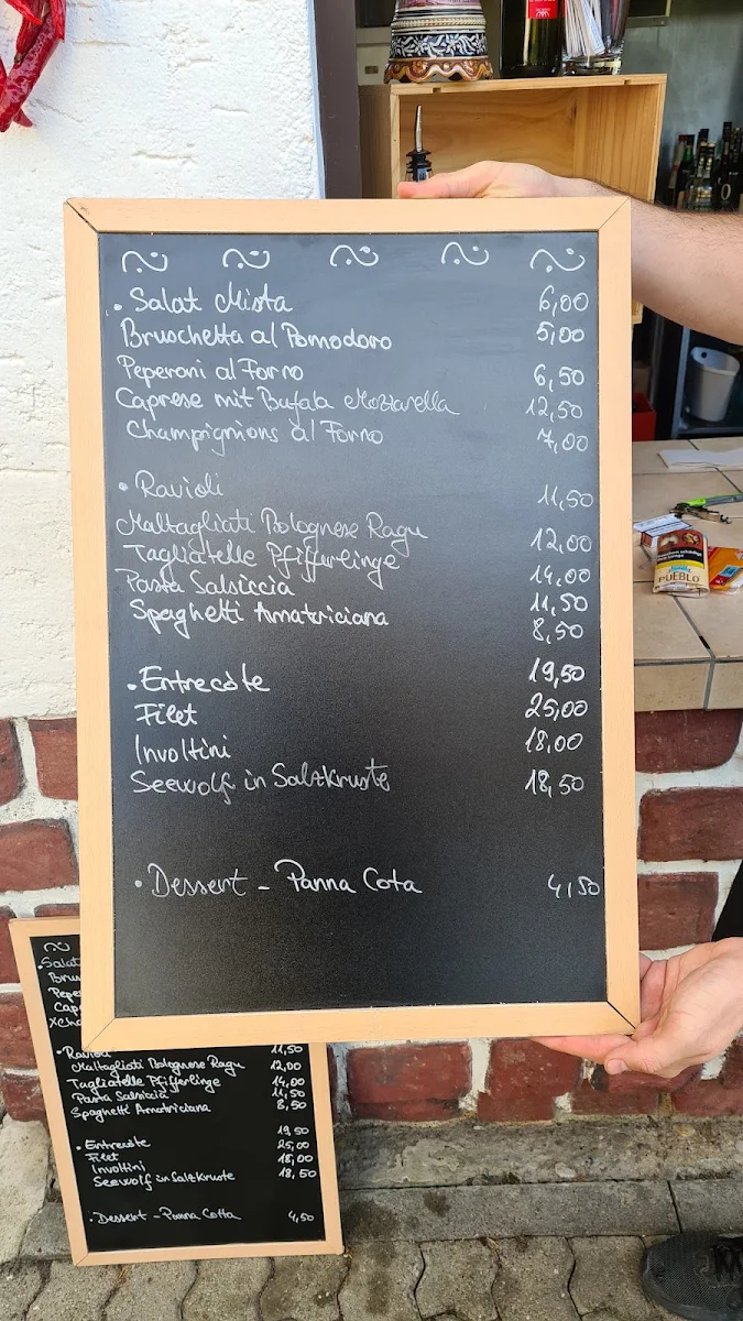 Speisekarte, Gaststätte OSTERIA Carlin Contrario