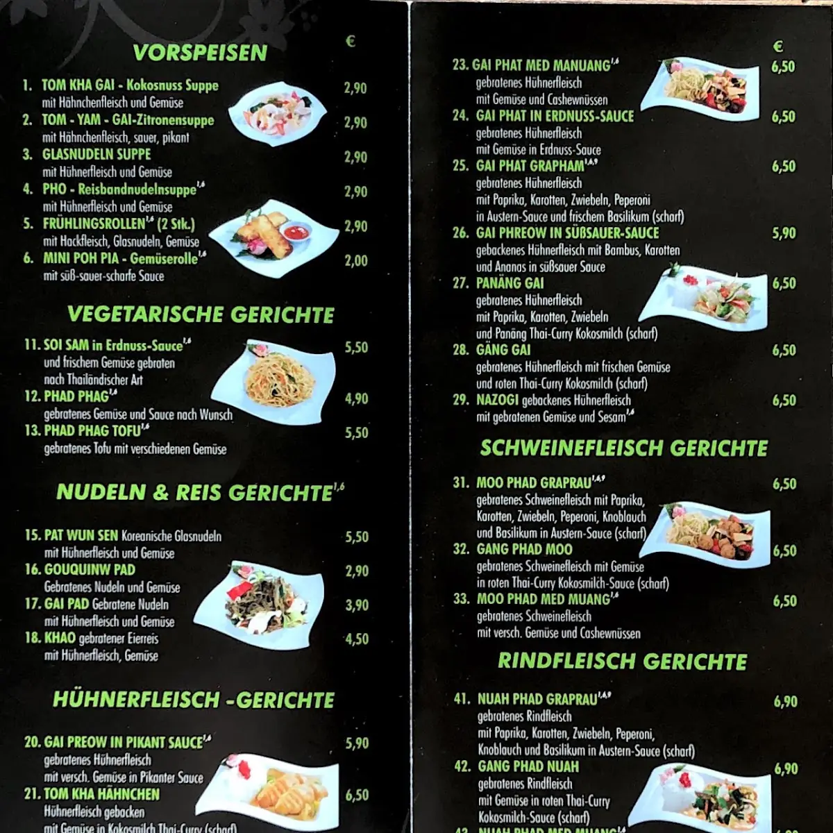 Speisekarte photo 2