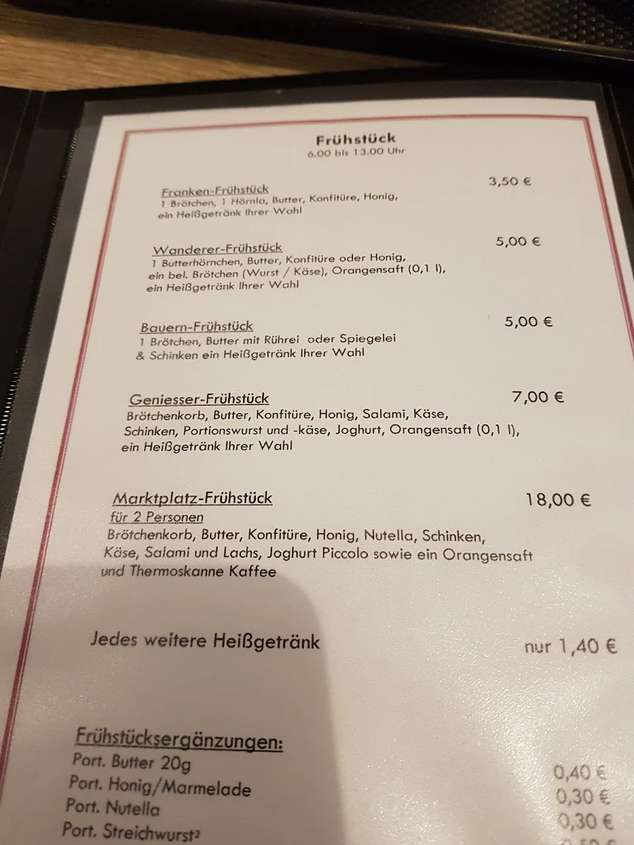 Speisekarte photo 5