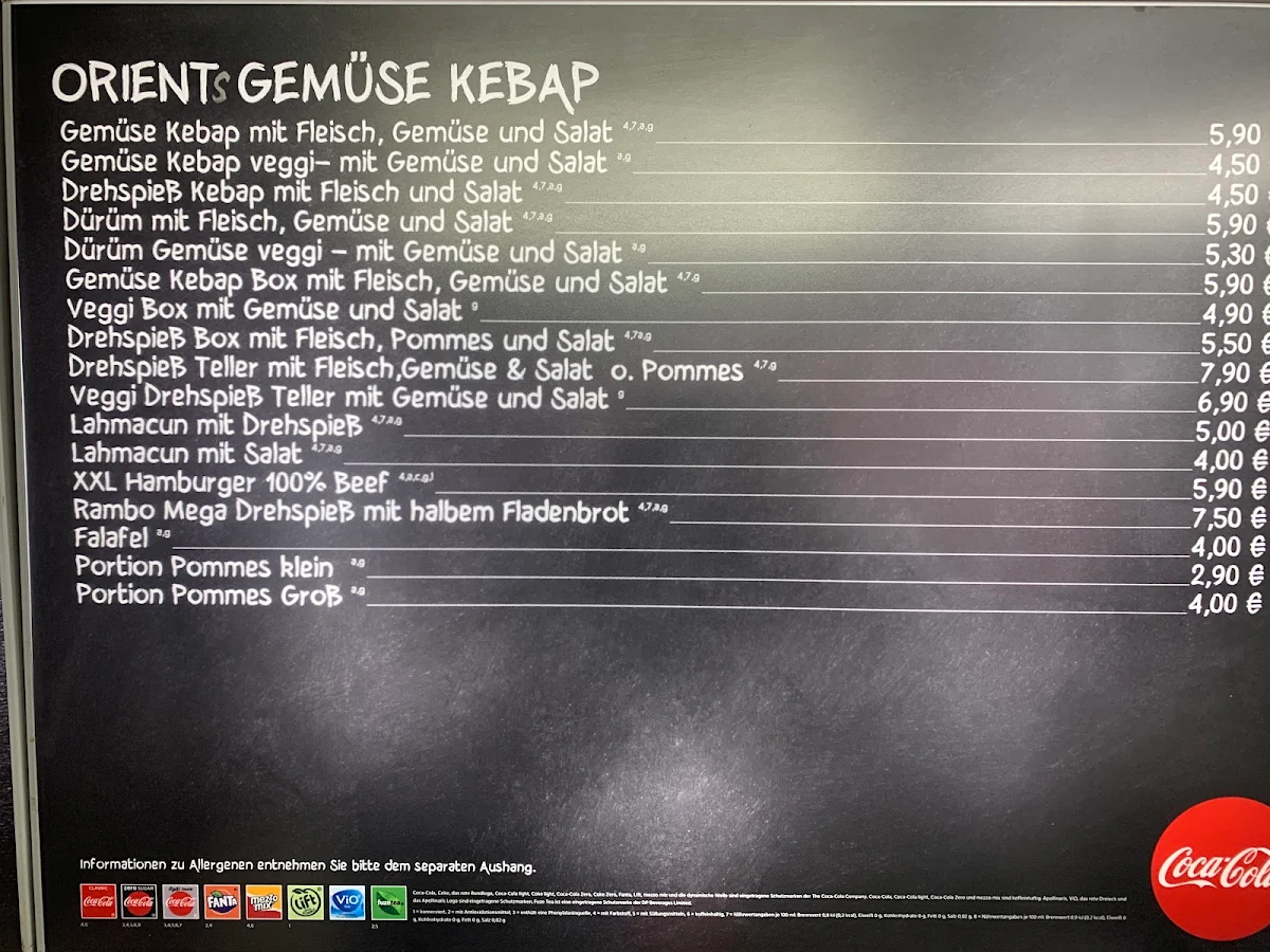 Speisekarte photo 3