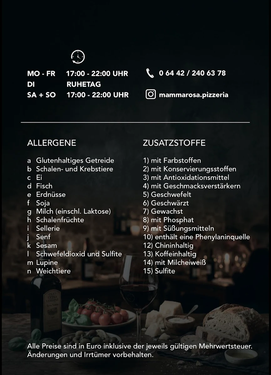Speisekarte photo 2
