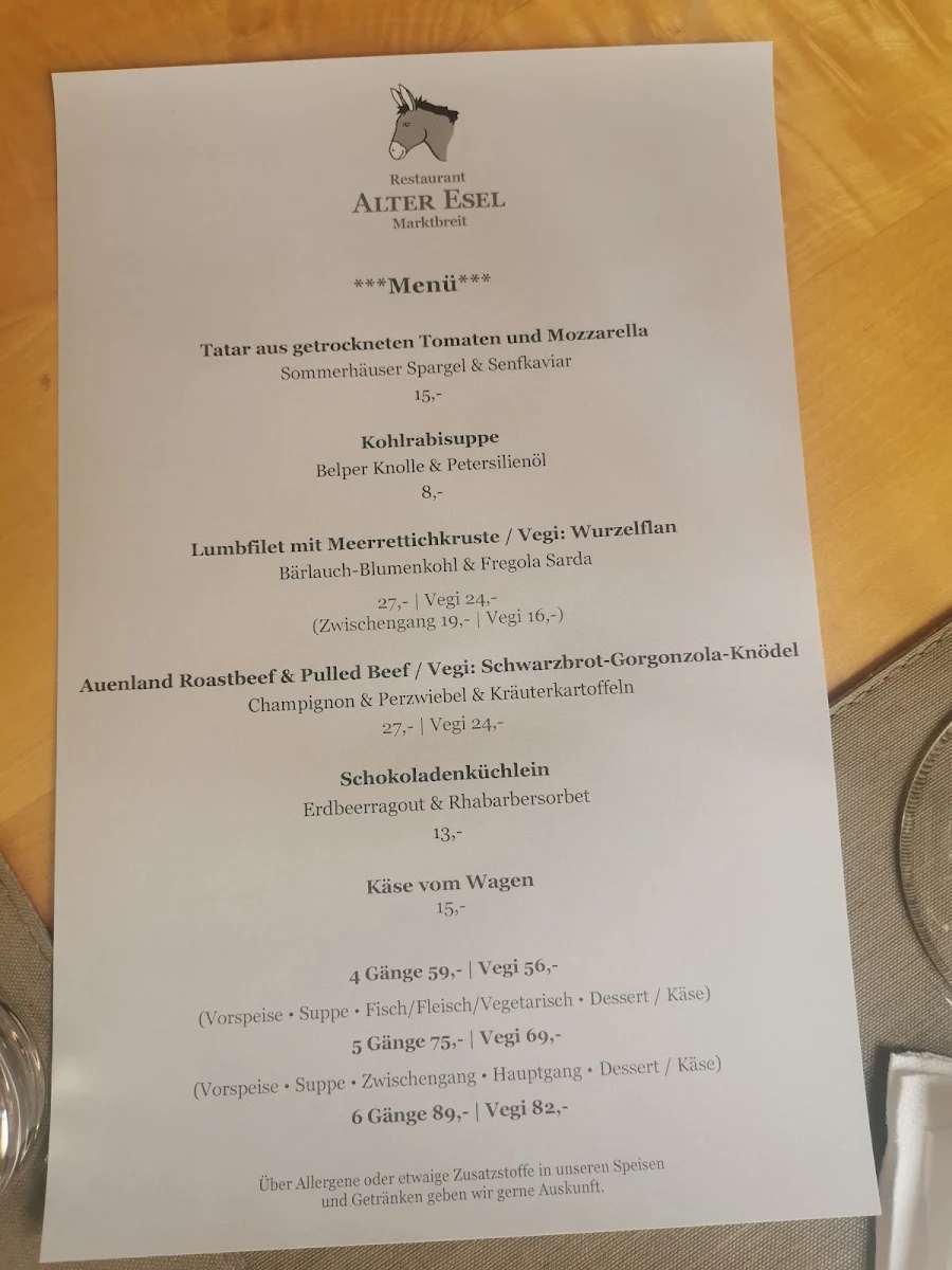 Speisekarte photo 2