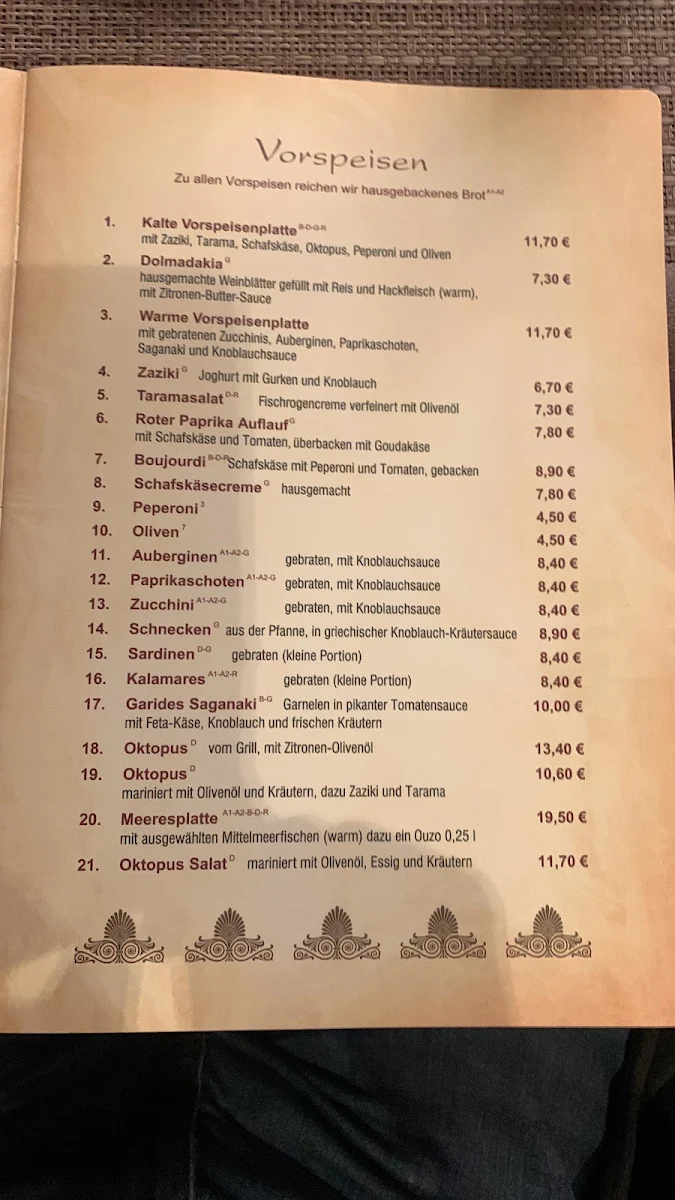 Speisekarte photo 1