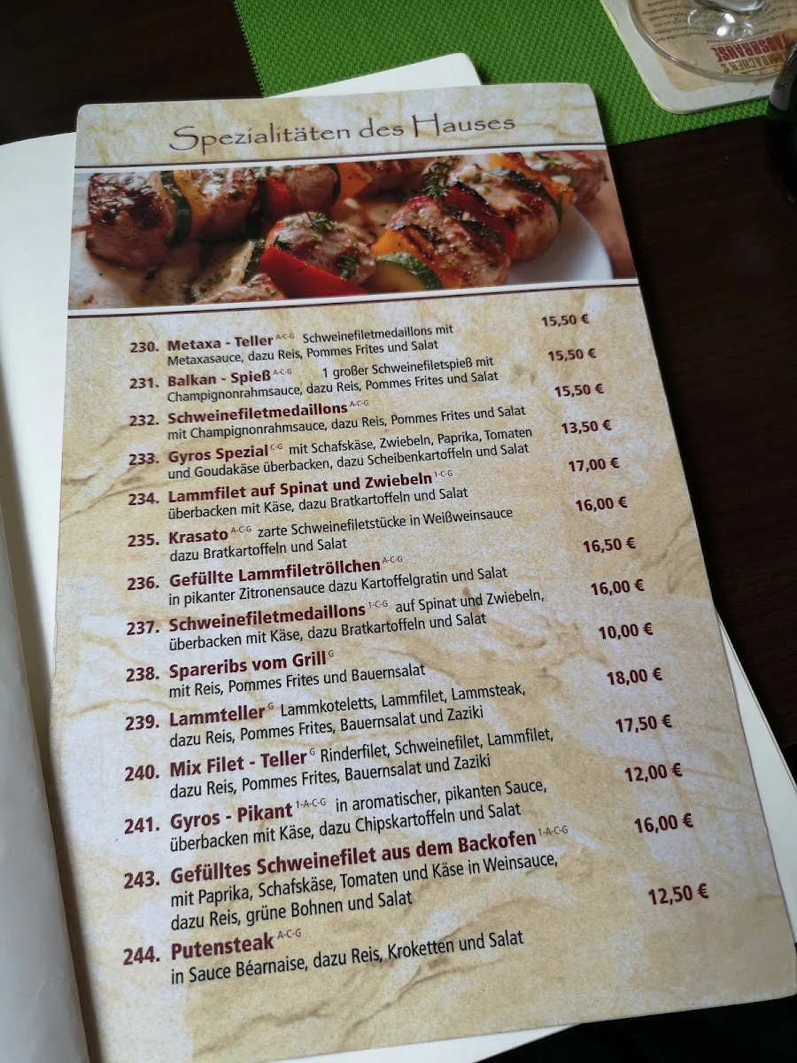 Speisekarte photo 6