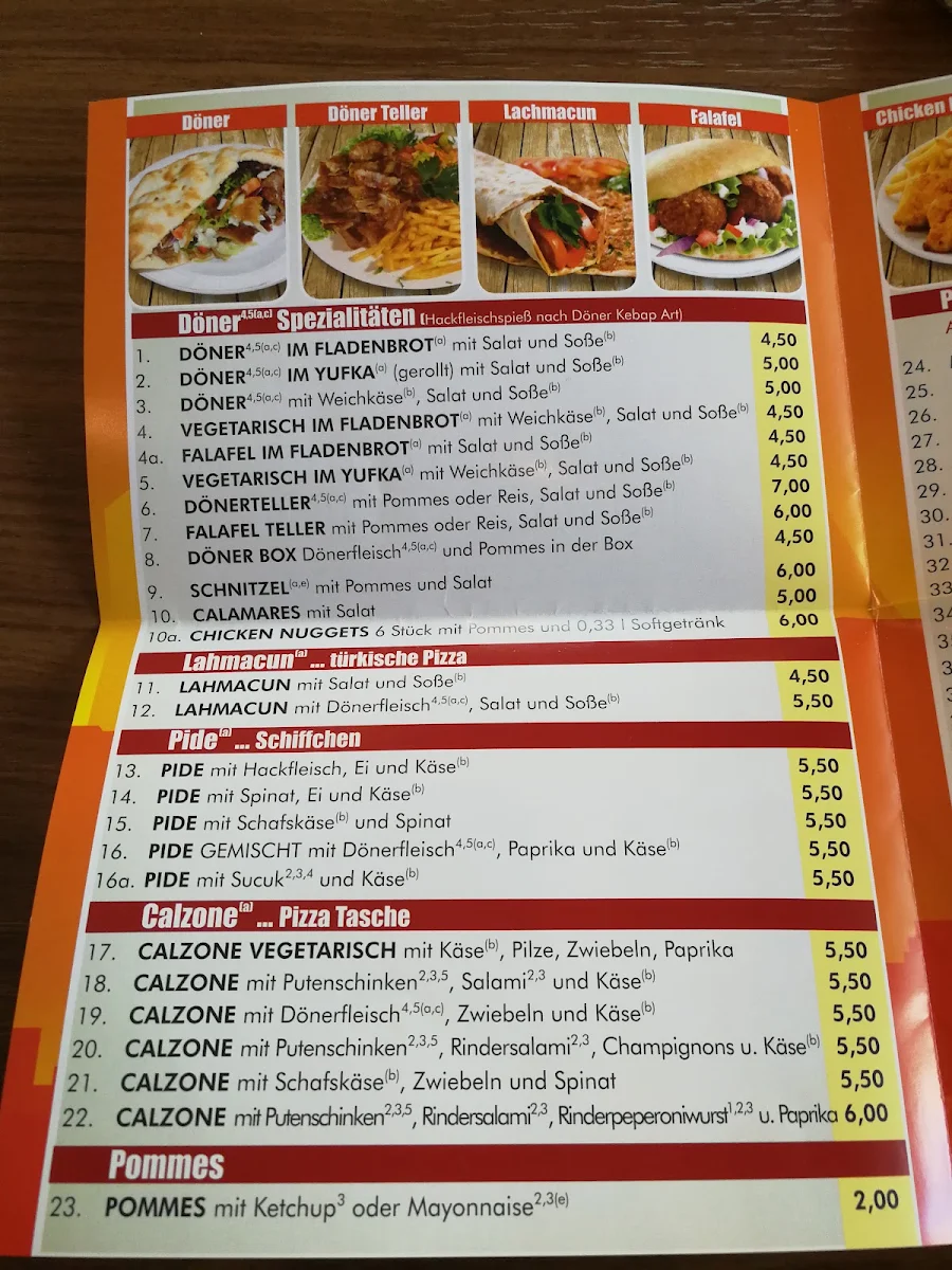 Speisekarte, Neu-isenburg kebap haus