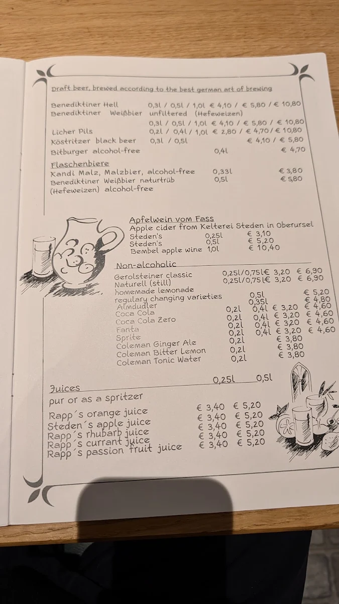 Speisekarte photo 2