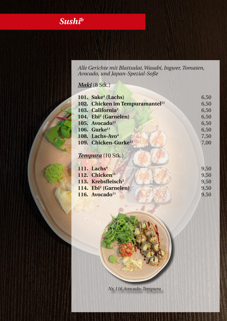 Speisekarte photo 8