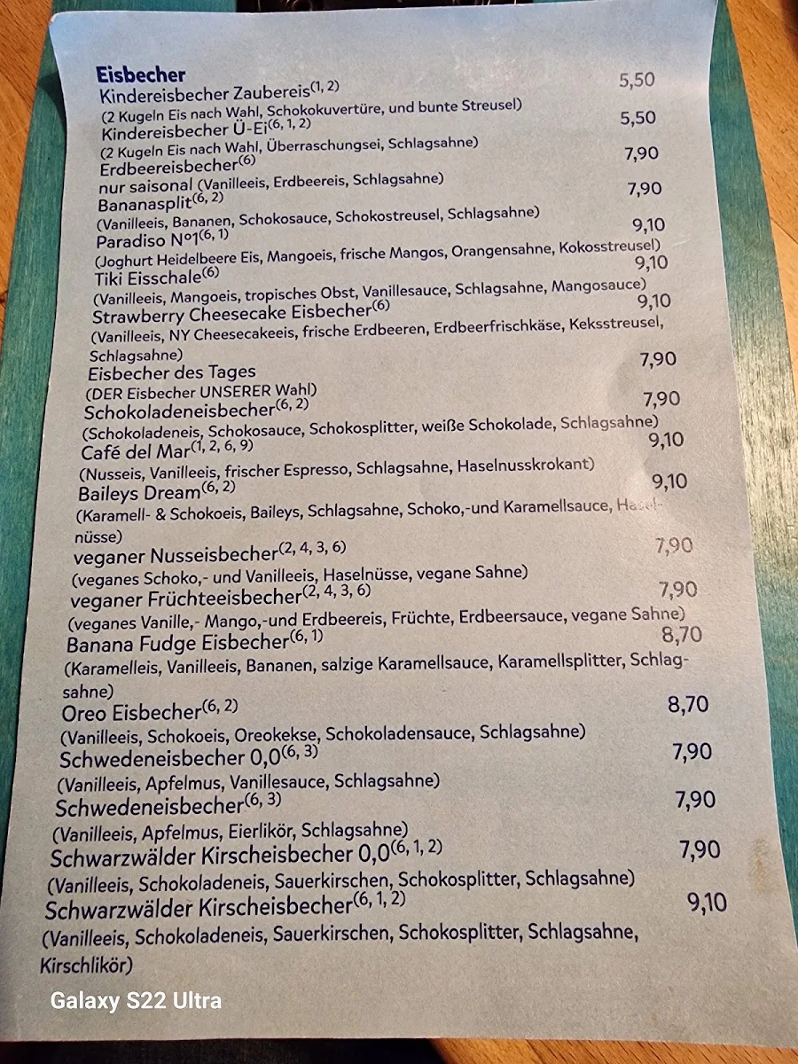 Speisekarte photo 2