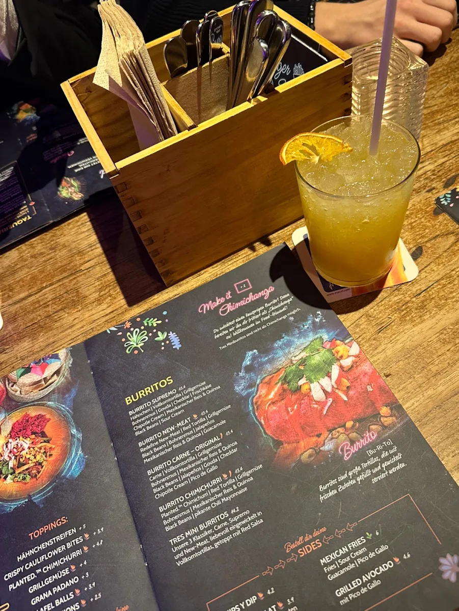 Speisekarte, Enchilada Bayreuth