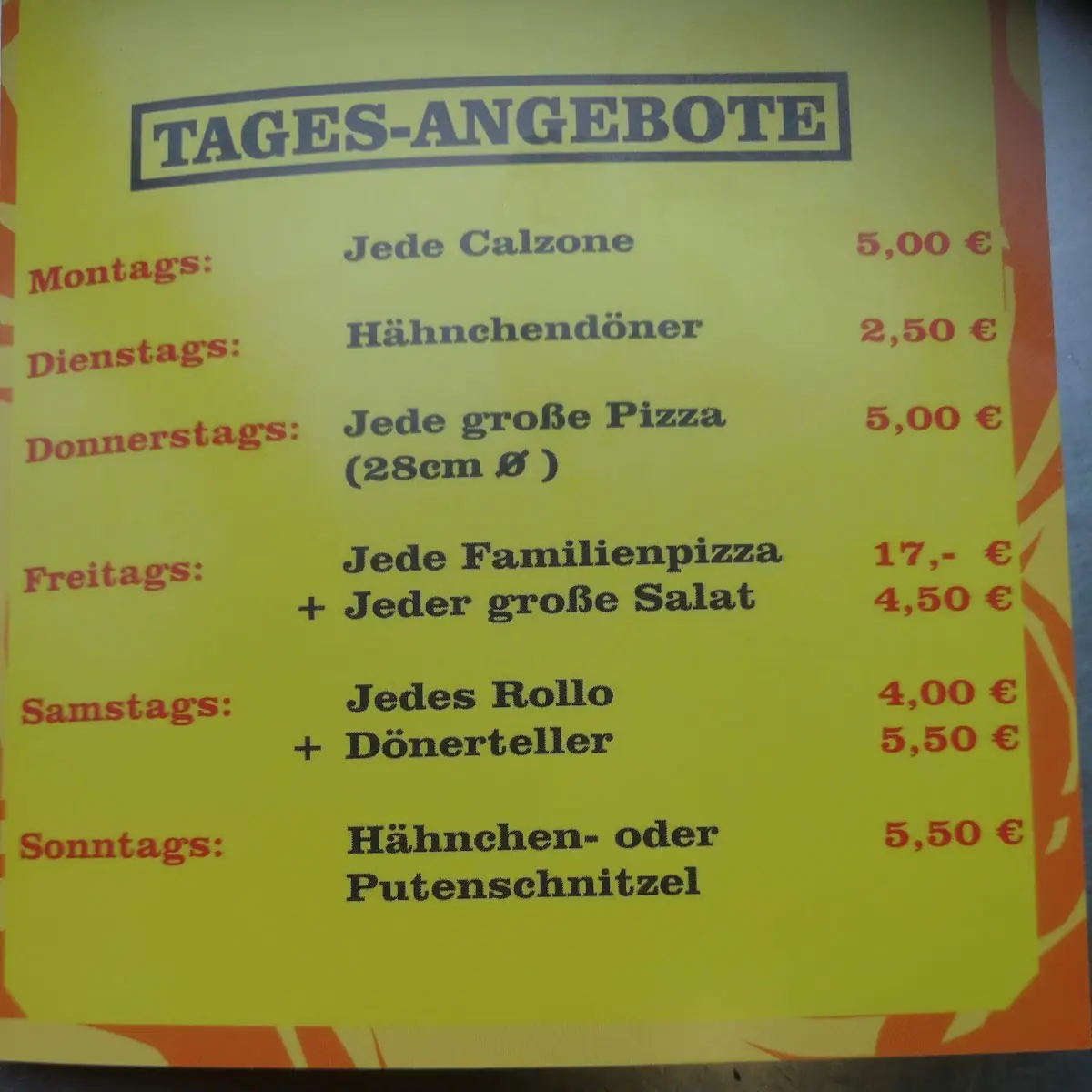 Speisekarte photo 1