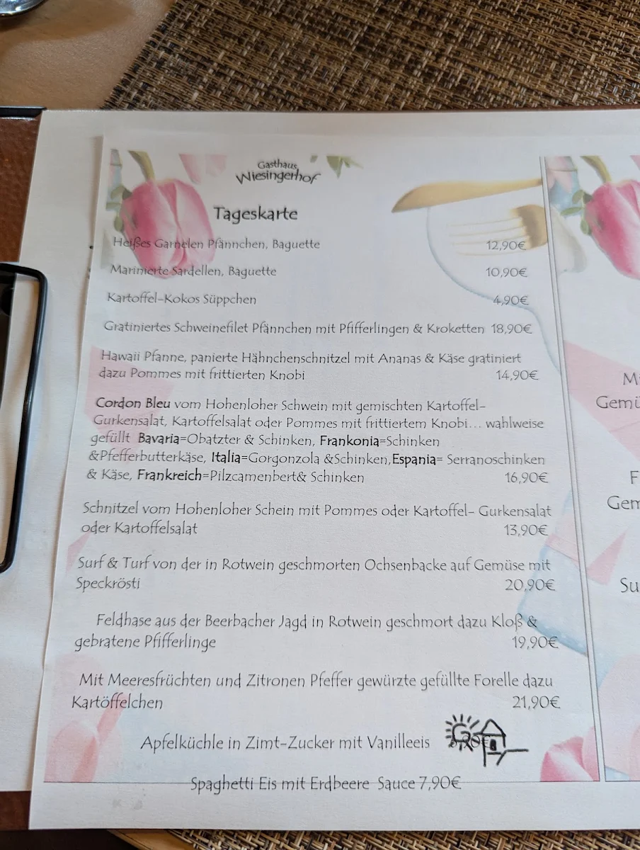 Speisekarte photo 1