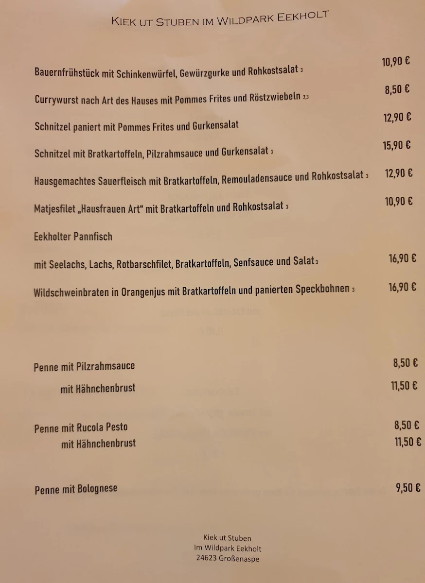 Speisekarte photo 2