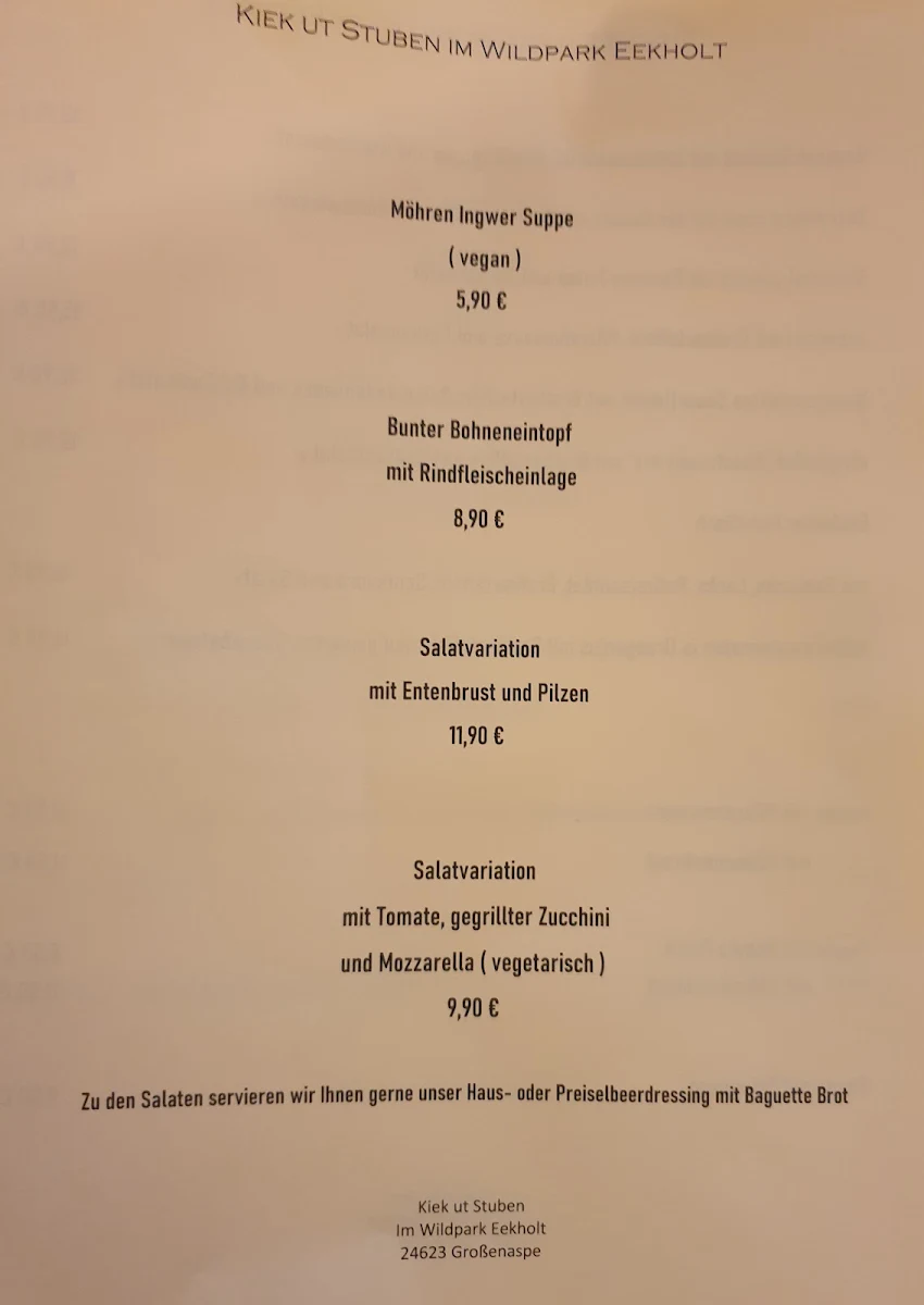 Speisekarte photo 3