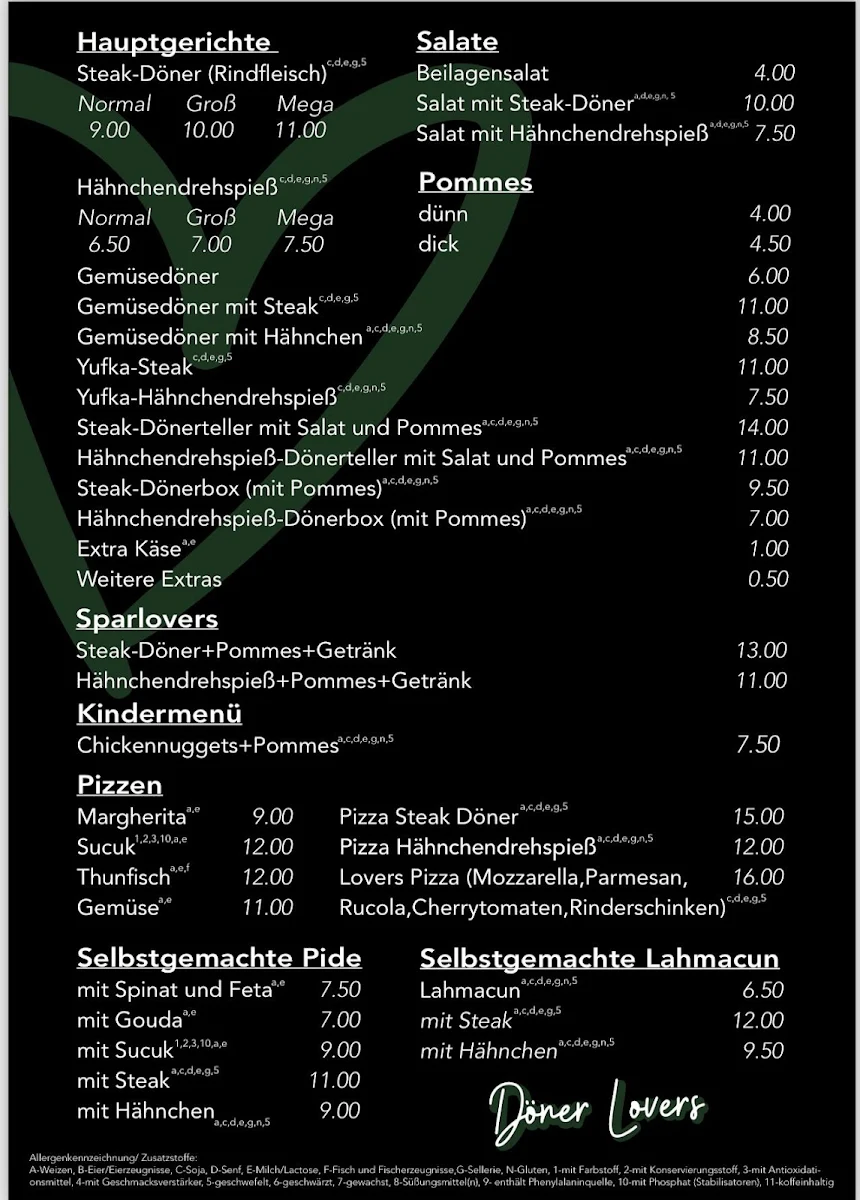 Speisekarte photo 4