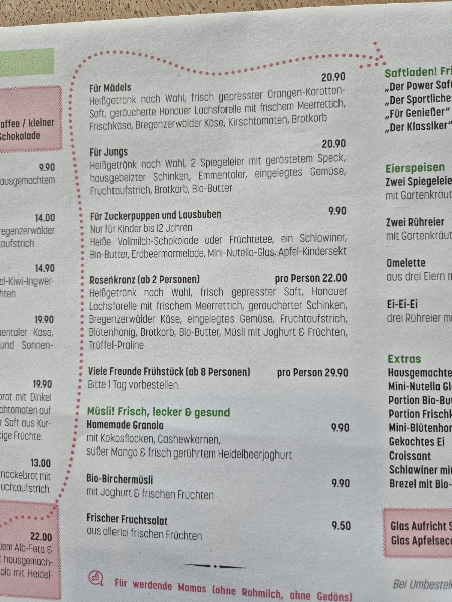 Speisekarte photo 2