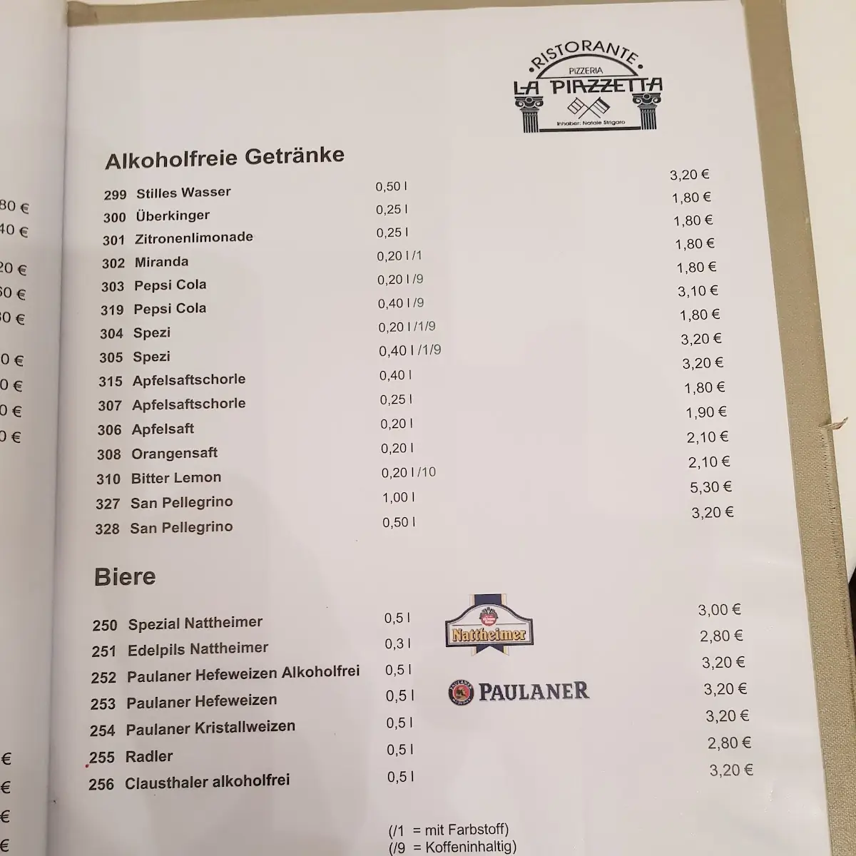 Speisekarte photo 2