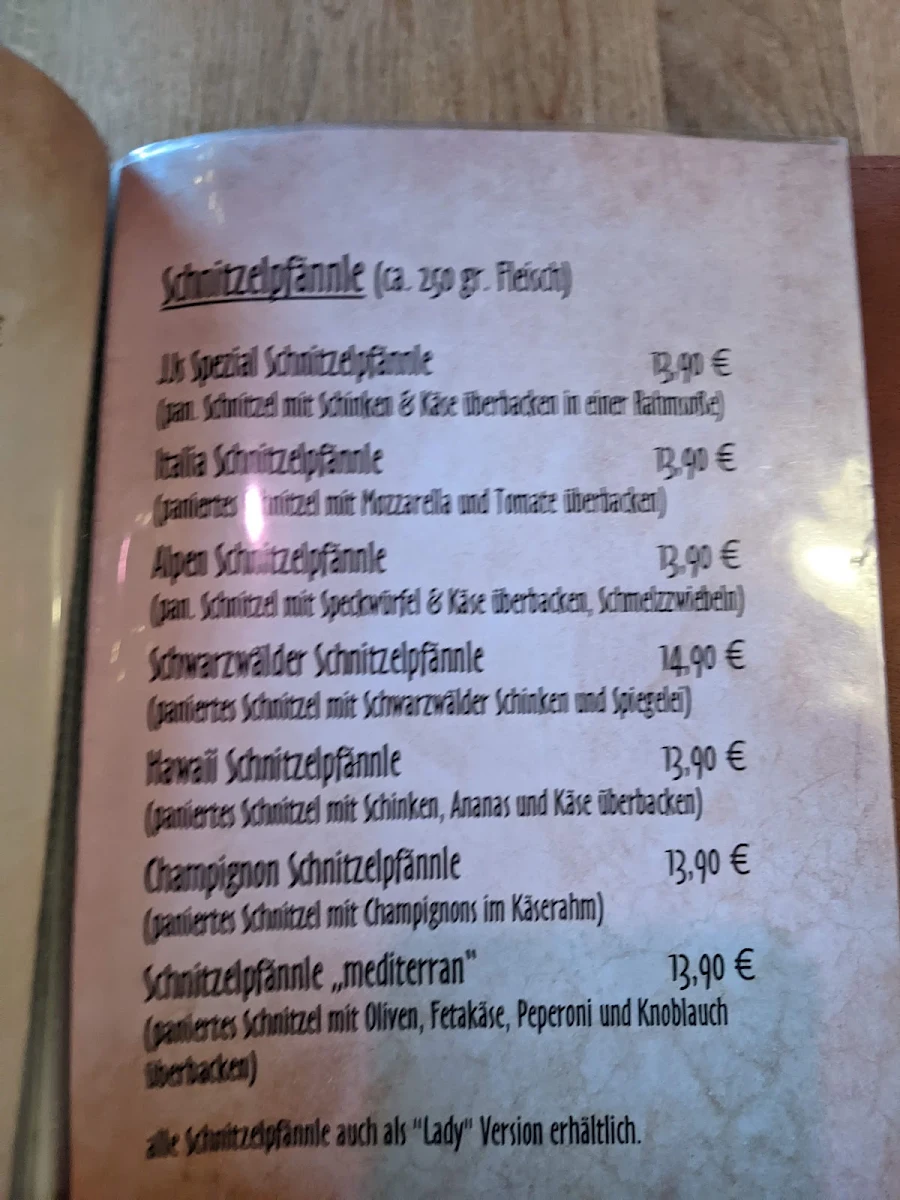 Speisekarte photo 5