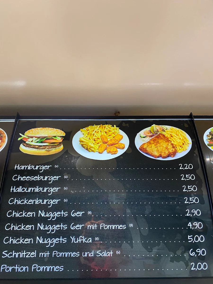 Speisekarte, Özge Feinkost Kebab & Pizza