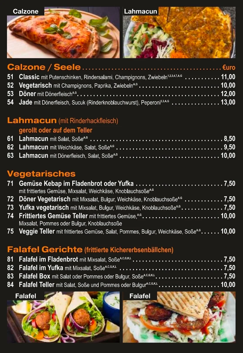 Speisekarte photo 2