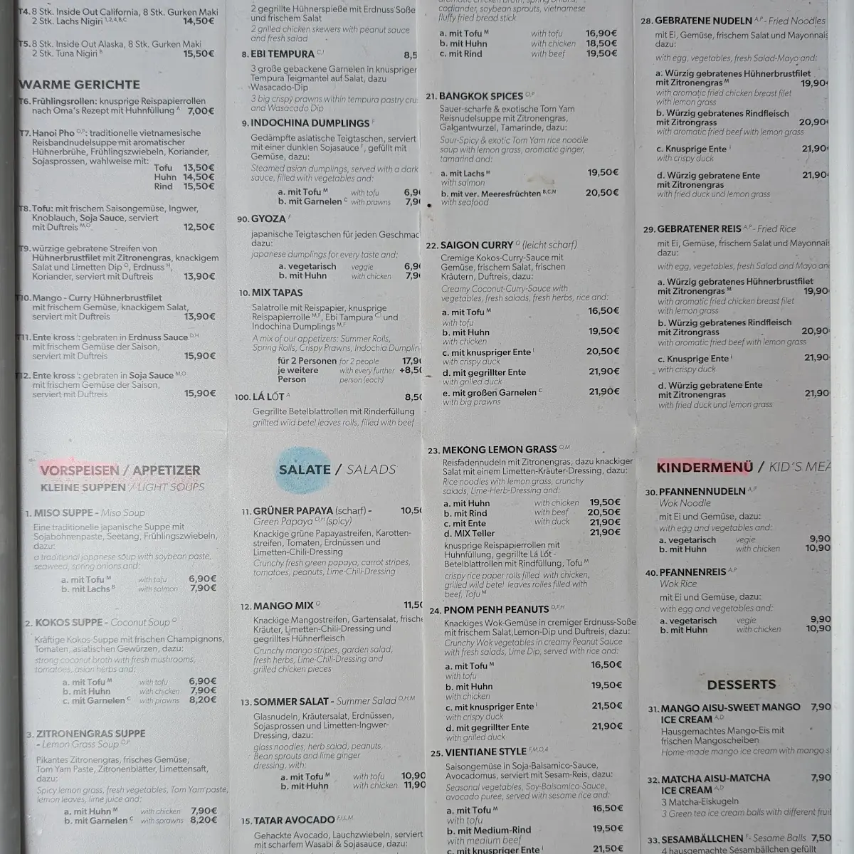 Speisekarte photo 4