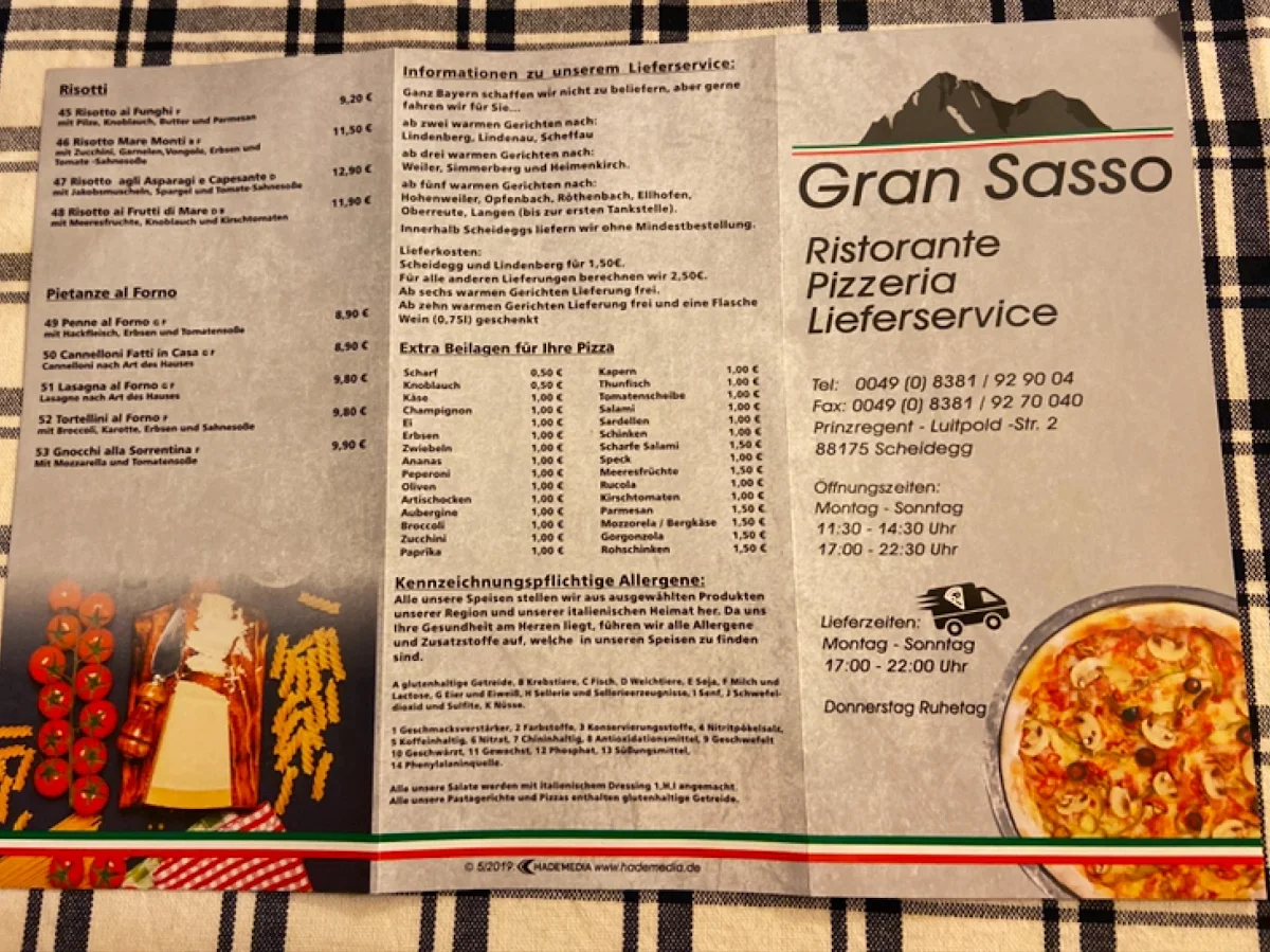 Speisekarte photo 5