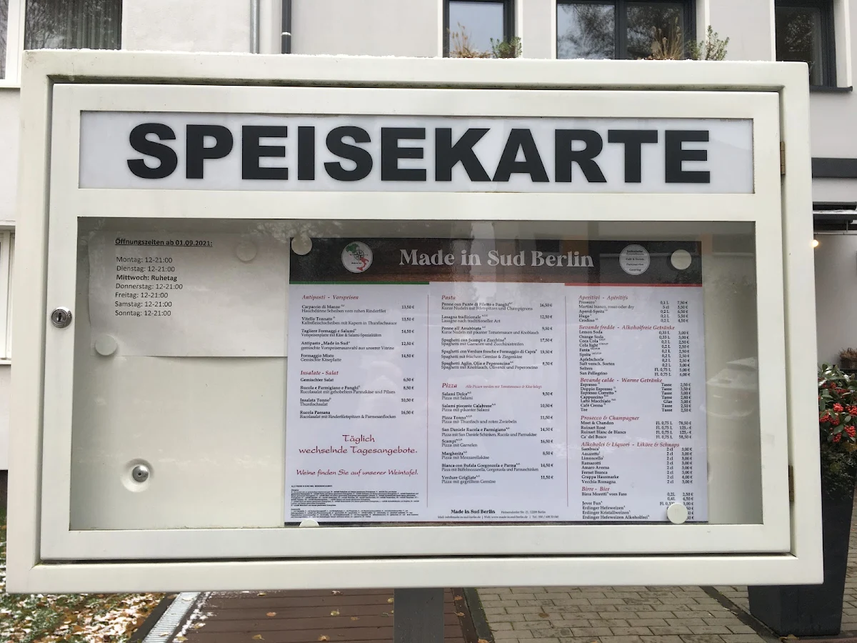 Speisekarte photo 2