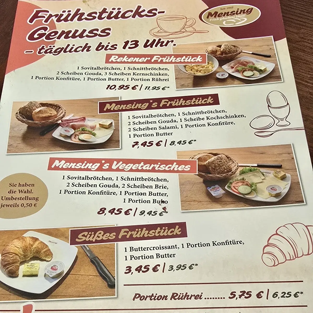 Speisekarte photo 1