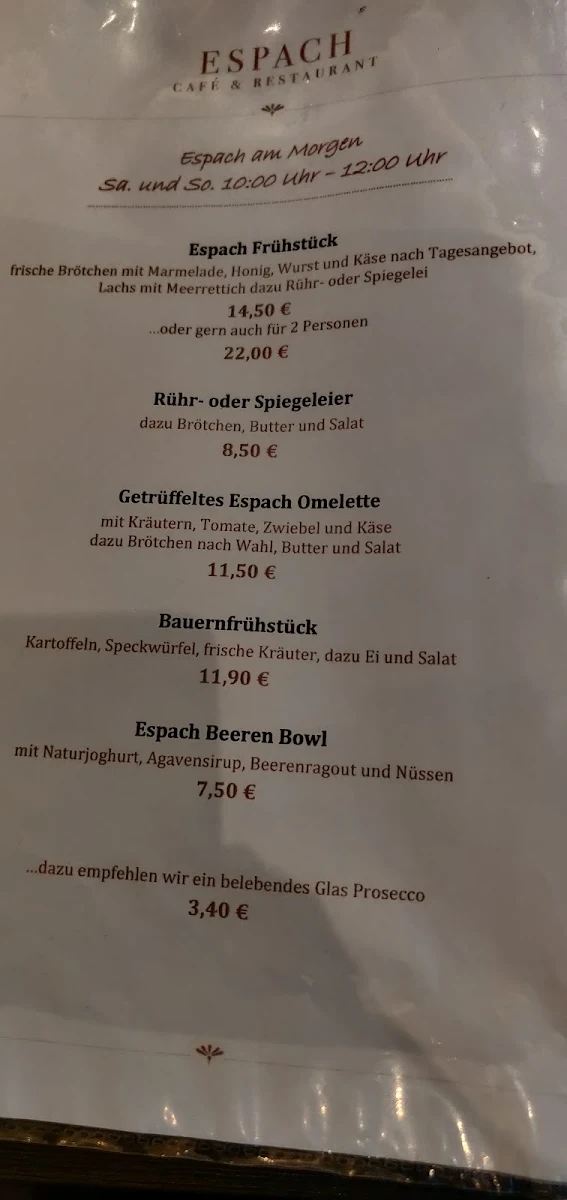 Speisekarte photo 2