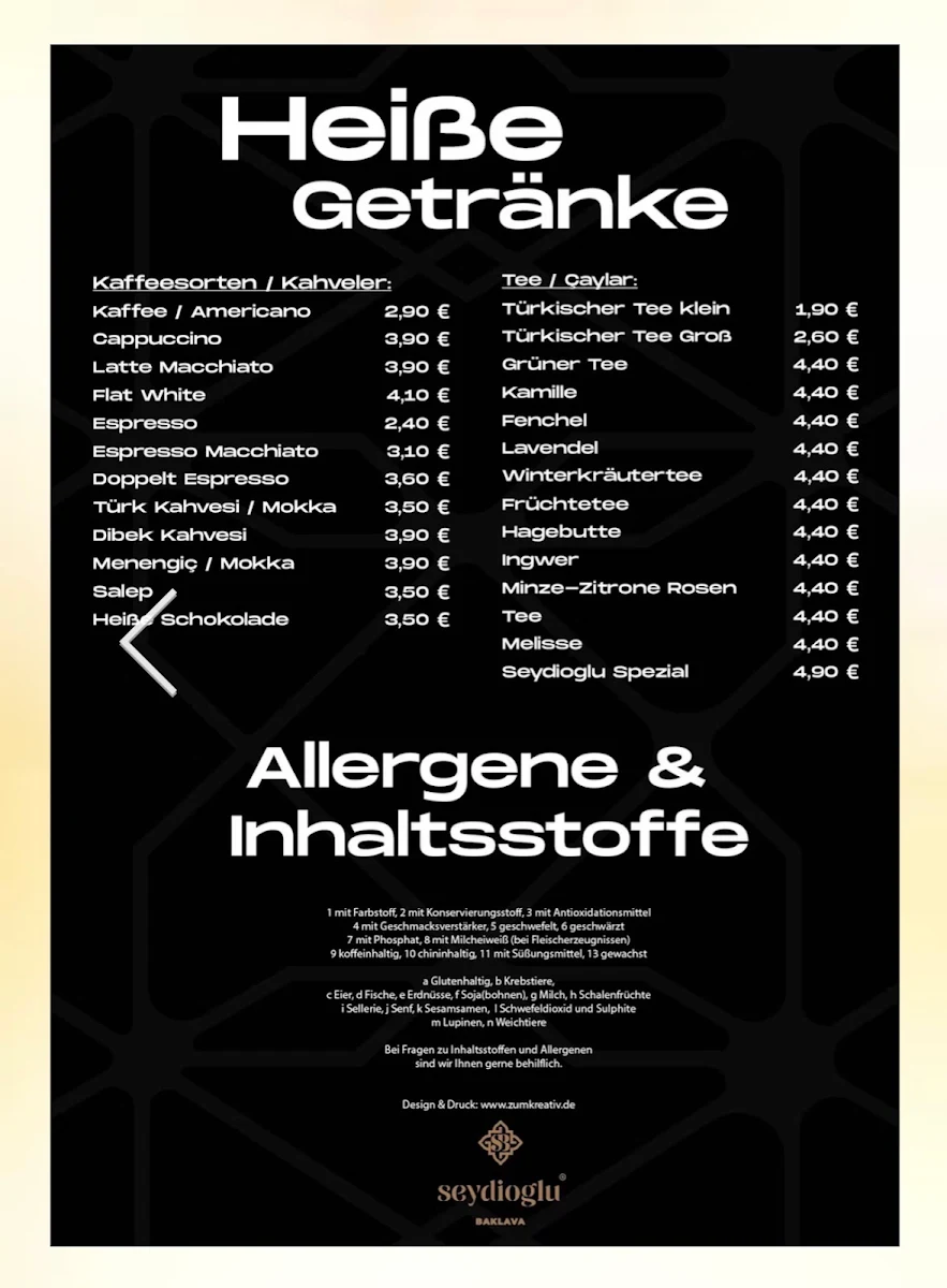 Speisekarte photo 2