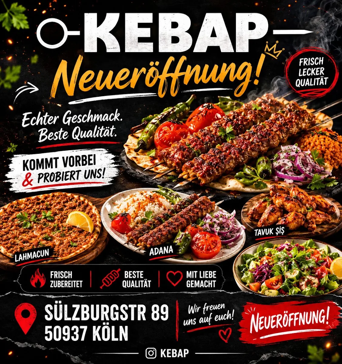 Speisekarte, Kebap