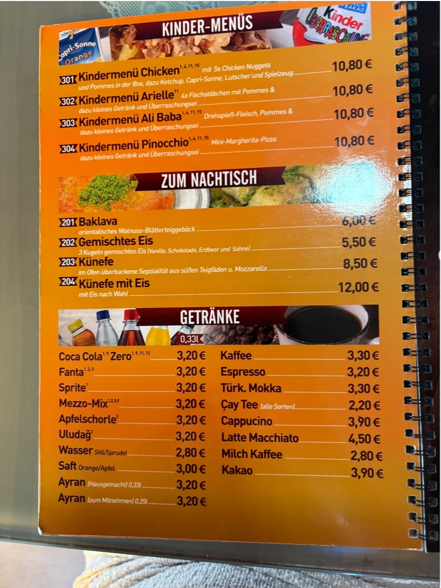 Speisekarte photo 5