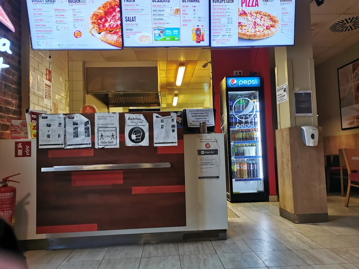 Speisekarte, Pizza Hut