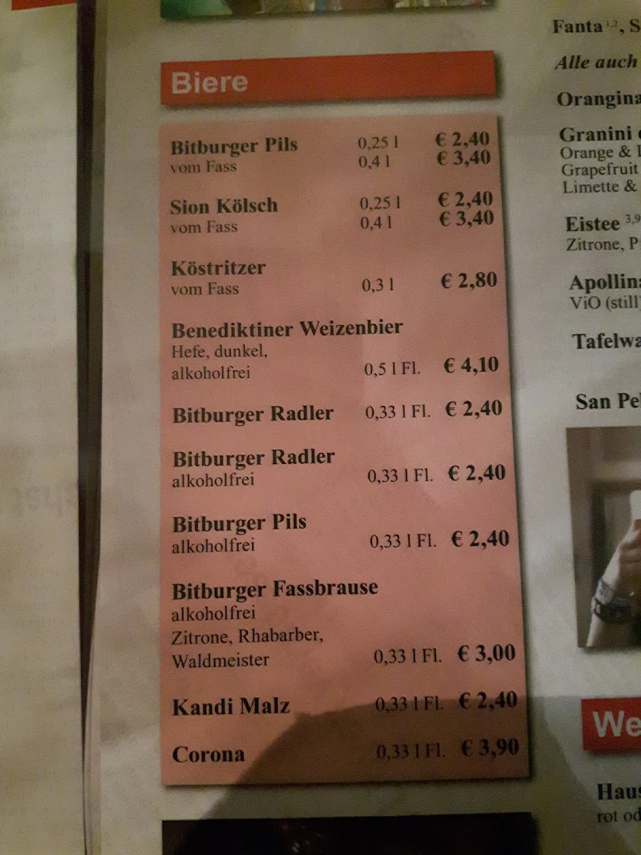 Speisekarte photo 9