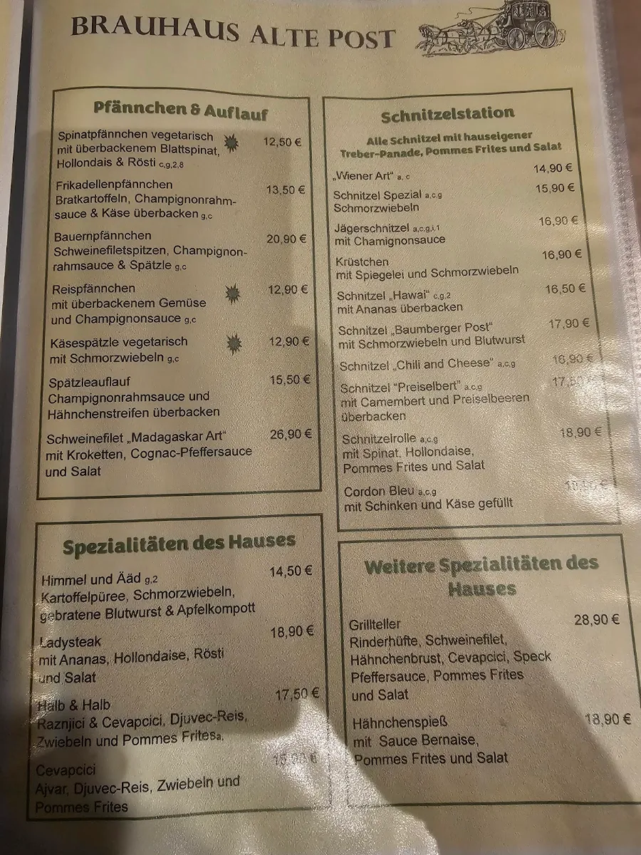 Speisekarte photo 1