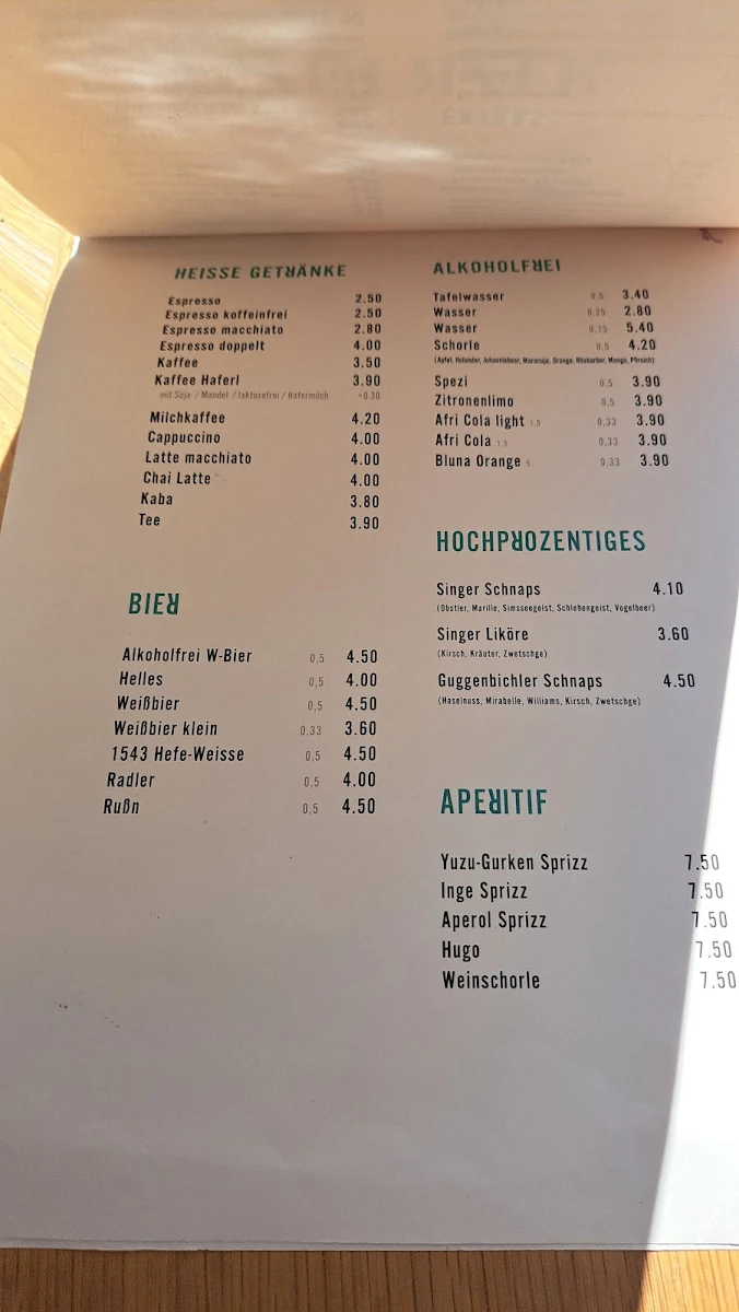 Speisekarte photo 3