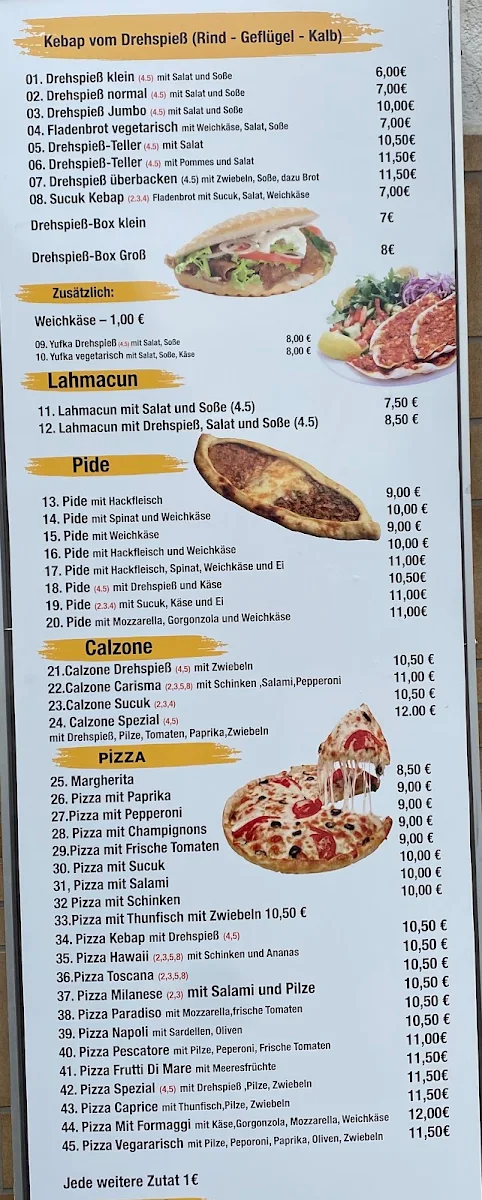 Speisekarte photo 1