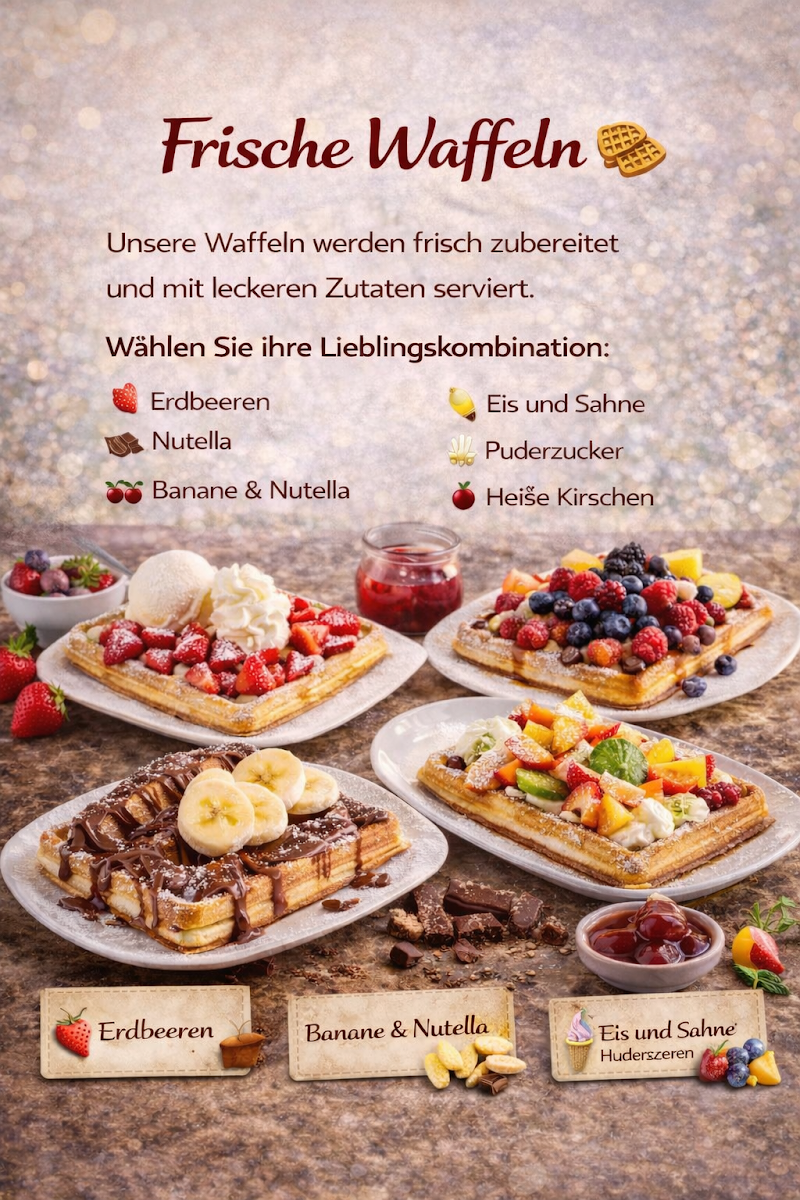 Speisekarte, EisCafé Da Claudio Lahr 2