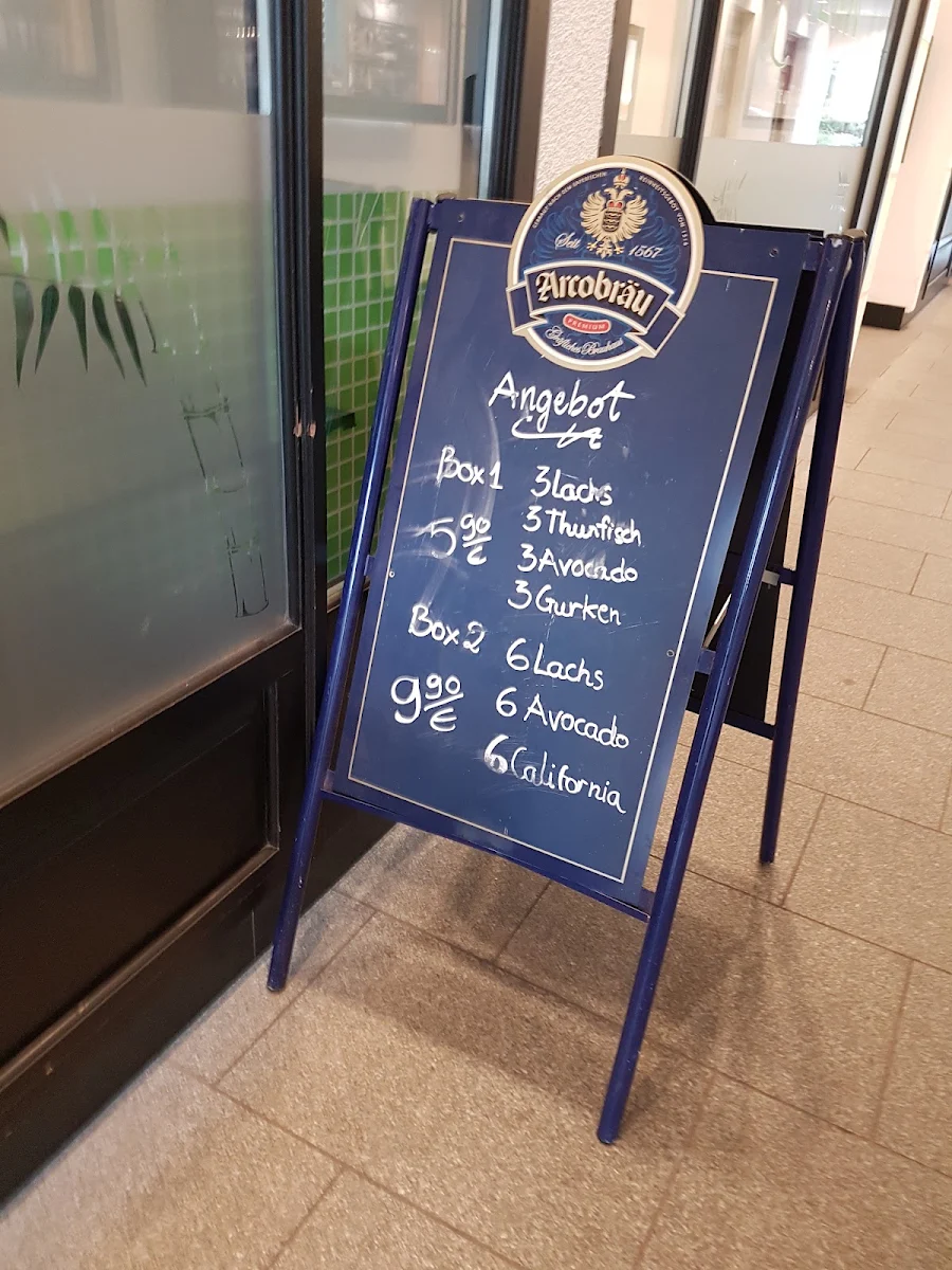 Speisekarte, Sushi-Tenn