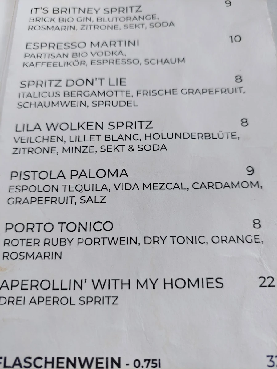 Speisekarte, Bairro | Café - Bar