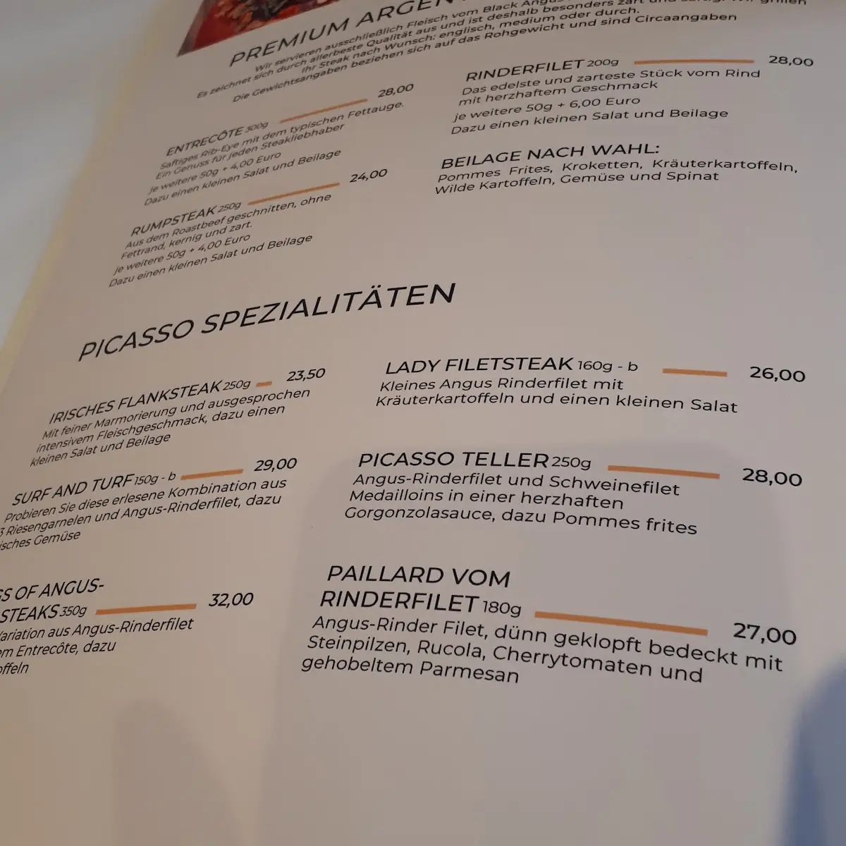 Speisekarte photo 8